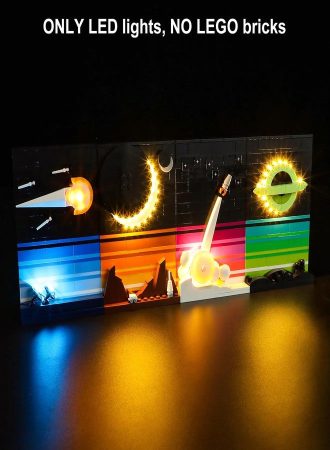 Vaodest مصباح LED من Vaodest لمجموعة Lego 21340 Tales of The Space Age، تصميم وتكوين متوافق مع الموديل 21340 (مصباح LED فقط، وليس مجموعة مكعبات البناء). - Image 3
